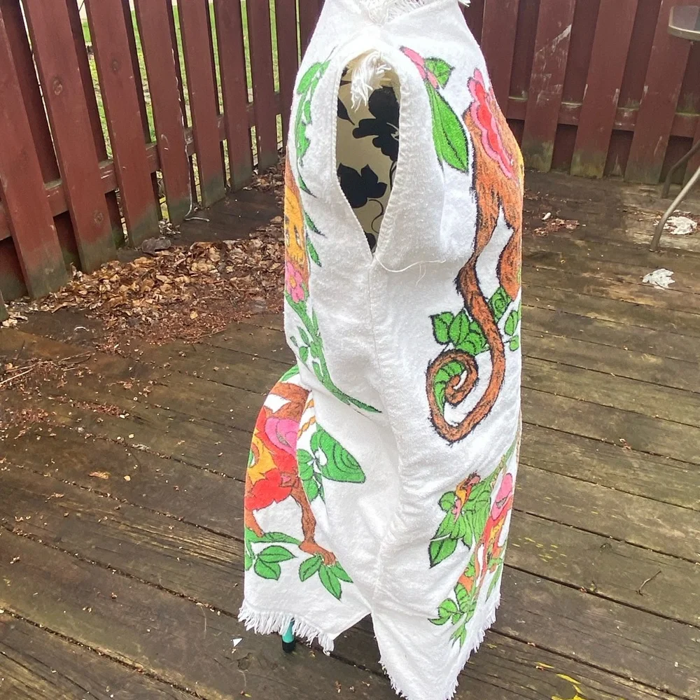 Cannon Monkey Towel Handmade Cover Up